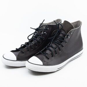 Dark Brown Converse Chuck Taylor Winter Water-Repellent High Top Leather Boot